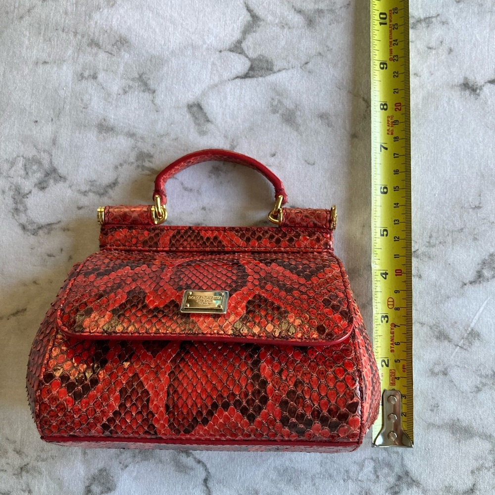 Red Python Miss Sicily Dolce & Gabbana - image 7